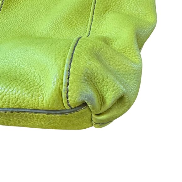 Fossil Yellow Leather Morgan Messenger Crossbody / Shoulder Bag - Picture 7 of 9